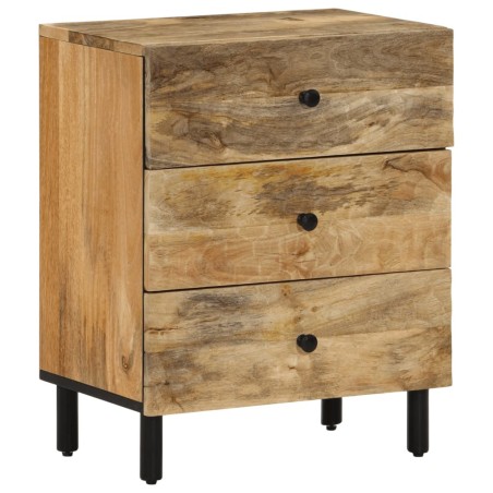 Table de chevet 50x33x60 cm bois de manguier massif 614838614838