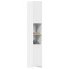 Armoire de salle de bain Blanc 30x30x183,5 cm Bois d'ingénierie 614839614839