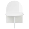 Table de chevet 2 pcs Blanc brillant 48 x 49 x 65 cm 614841614841