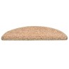 Tapis d'escalier lot de 30 56 x 17 x 3 cm demi-rond doré 614844614844