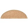 Tapis d'escalier lot de 30 56 x 17 x 3 cm demi-rond doré 614844614844