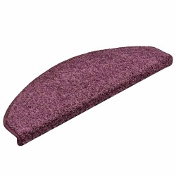 Tapis d'escalier lot de 30 65 x 21 x 4 cm demi-rond violet foncé grand format 614845614845