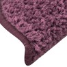 Tapis d'escalier lot de 30 65 x 21 x 4 cm demi-rond violet foncé grand format 614845614845