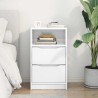 Table de chevet avec tiroir Blanc brillant 40 x 30 x 467 cm 614849614849