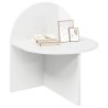 Table de chevet 2 pcs Blanc brillant 40 x 35,5 x 45,5 cm 614850614850
