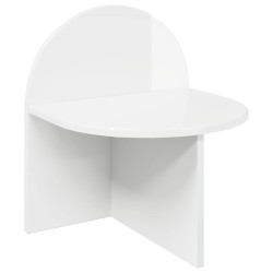 Table de chevet 2 pcs Blanc brillant 40 x 35,5 x 45,5 cm 614850614850