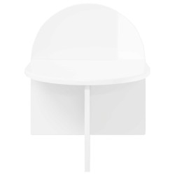 Table de chevet 2 pcs Blanc brillant 40 x 35,5 x 45,5 cm 614850614850