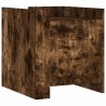 Table de chevet chêne fumé 45x50x50 cm bois d'ingénierie 614851614851