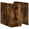 Table de chevet chêne fumé 45x50x50 cm bois d'ingénierie 614851614851