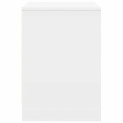 Table de chevet avec tiroir blanche 40x34x50 cm 614856614856