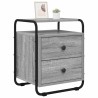 Table de chevet 2 pc Sonoma gris Bois d'ingénierie 614858614858
