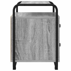 Table de chevet 2 pc Sonoma gris Bois d'ingénierie 614858614858