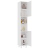 Armoire de salle de bain Blanc 30x30x179 cm Bois d'ingénierie 614859614859
