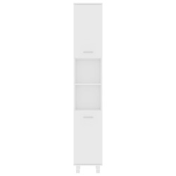 Armoire de salle de bain Blanc 30x30x179 cm Bois d'ingénierie 614859614859