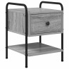 Table de chevet 2 pc Sonoma gris Bois d'ingénierie 614860614860