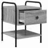 Table de chevet 2 pc Sonoma gris Bois d'ingénierie 614860614860