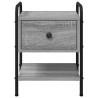 Table de chevet 2 pc Sonoma gris Bois d'ingénierie 614860614860