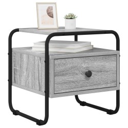 Table de chevet 2 pc Sonoma gris Bois d'ingénierie 614861614861