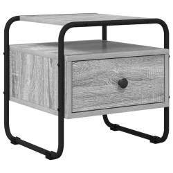 Table de chevet 2 pc Sonoma gris Bois d'ingénierie 614861614861
