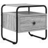 Table de chevet 2 pc Sonoma gris Bois d'ingénierie 614861614861