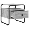 Table de chevet 2 pc Sonoma gris Bois d'ingénierie 614861614861
