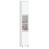 Armoire de salle de bain blanc 30x30x190 cm bois d'ingénierie 614863614863