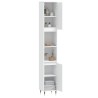 Armoire de salle de bain blanc 30x30x190 cm bois d'ingénierie 614863614863