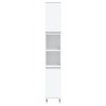 Armoire de salle de bain blanc 30x30x190 cm bois d'ingénierie 614863614863