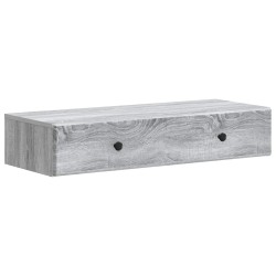 Table d'appoint murale Sonoma gris 87,5 x 34,5 x 17 cm 614864614864