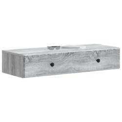 Table d'appoint murale Sonoma gris 87,5 x 34,5 x 17 cm 614864614864