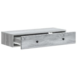 Table d'appoint murale Sonoma gris 87,5 x 34,5 x 17 cm 614864614864