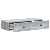 Table d'appoint murale Sonoma gris 87,5 x 34,5 x 17 cm 614864614864