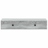 Table d'appoint murale Sonoma gris 87,5 x 34,5 x 17 cm 614864614864