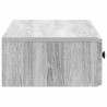 Table d'appoint murale Sonoma gris 87,5 x 34,5 x 17 cm 614864614864
