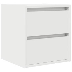 Table de chevet murale blanc 38x34x40 cm 614866614866