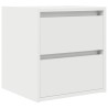 Table de chevet murale blanc 38x34x40 cm 614866614866