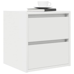 Table de chevet murale blanc 38x34x40 cm 614866614866