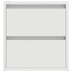 Table de chevet murale blanc 38x34x40 cm 614866614866
