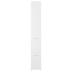Armoire de salle de bain blanc 25x26,5x170 cm bois d'ingénierie 614867614867