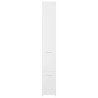 Armoire de salle de bain blanc 25x26,5x170 cm bois d'ingénierie 614867614867