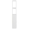 Armoire de salle de bain blanc 25x26,5x170 cm bois d'ingénierie 614867614867
