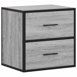 Table de chevet murale sonoma gris 40x31x39,5 cm 614869614869