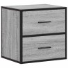 Table de chevet murale sonoma gris 40x31x39,5 cm 614869614869