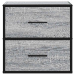 Table de chevet murale sonoma gris 40x31x39,5 cm 614869614869
