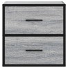 Table de chevet murale sonoma gris 40x31x39,5 cm 614869614869