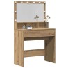 Table de Toilette Chêne artisanal 80 x 41 x 134,5 cm 614876614876