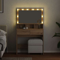 Table de Toilette Chêne artisanal 80 x 41 x 134,5 cm 614876614876