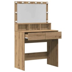 Table de Toilette Chêne artisanal 80 x 41 x 134,5 cm 614876614876