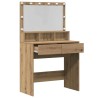 Table de Toilette Chêne artisanal 80 x 41 x 134,5 cm 614876614876