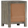 Table de chevet Gris 40x30x50 cm Bois de manguier massif 614877614877